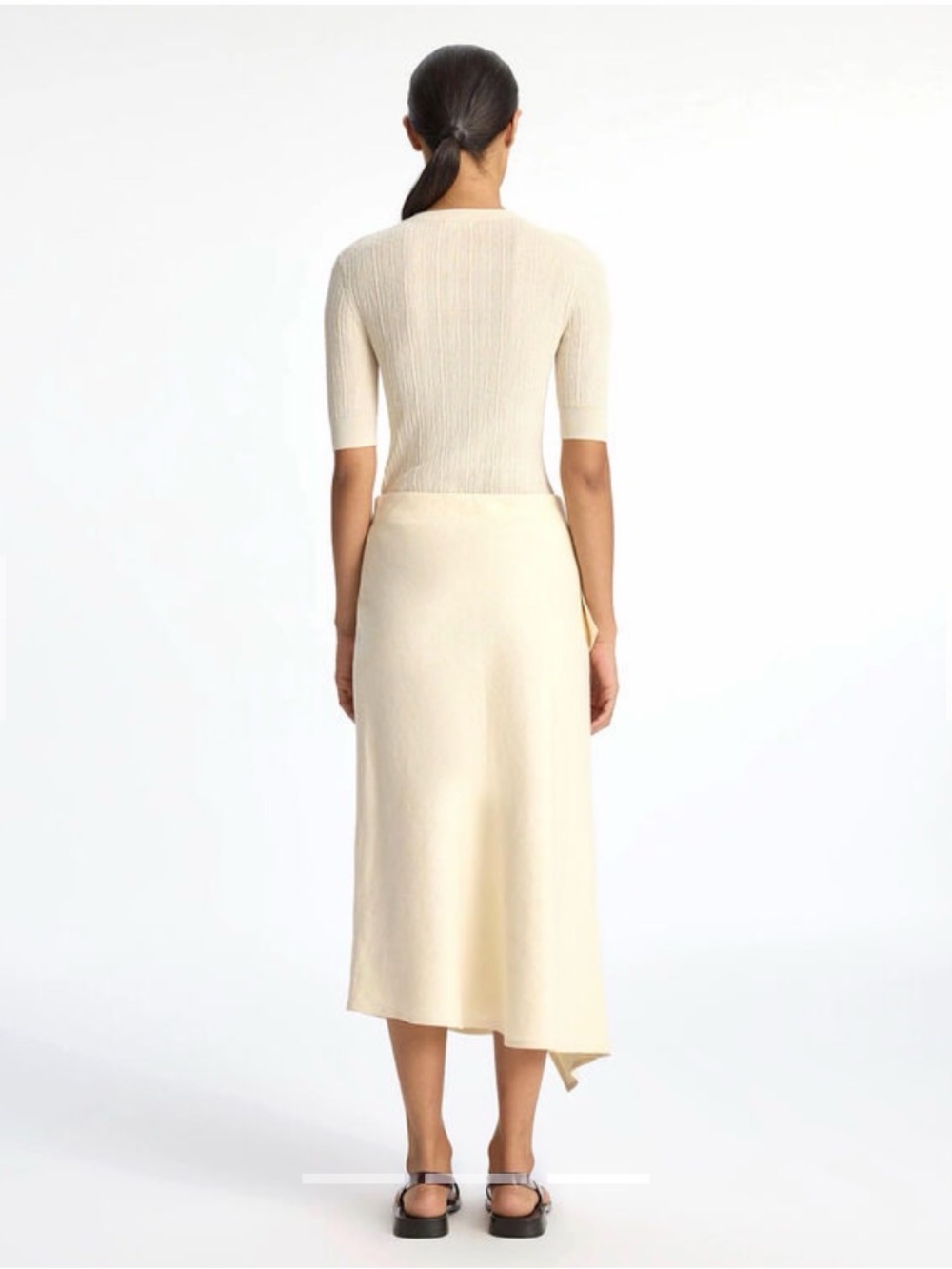 A.L.C. Lia Linen Midi Skirt - Picture 4 of 8